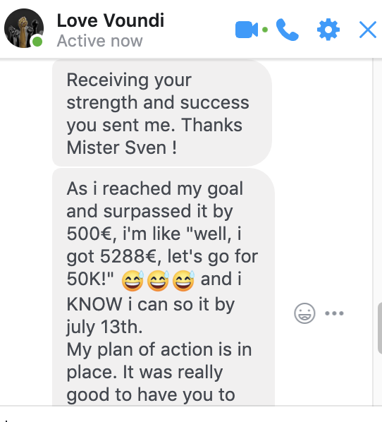 Love Vondi - surpassed goal by 100% - $52,884 in commissions