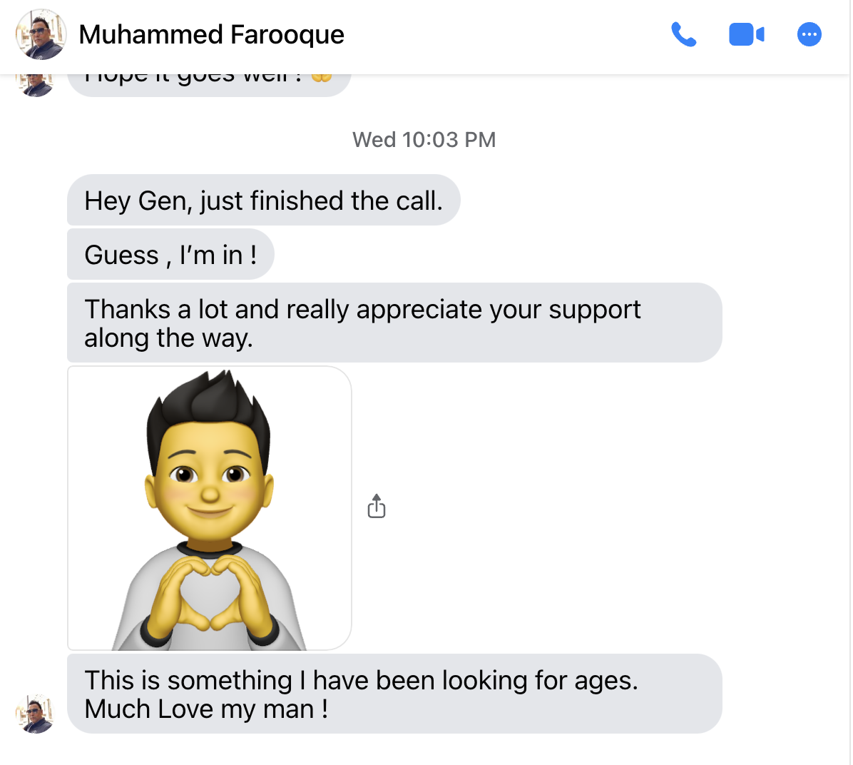 Muhammed Farooque - I'm in! This is something I've been looking for ages